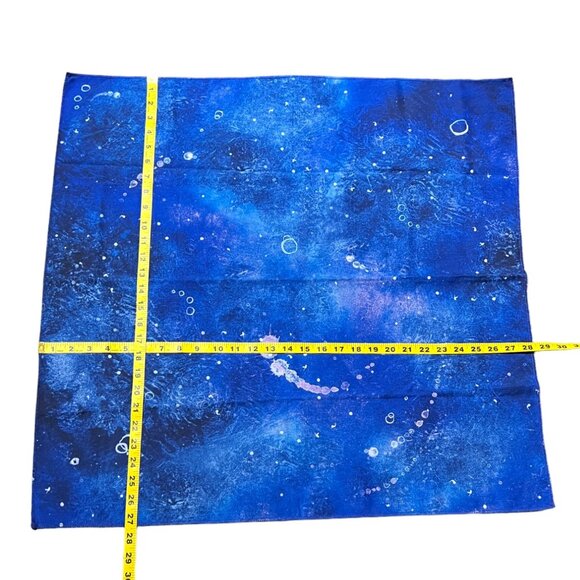 LUSH Limited Edition "Astral" 100% Recycled Polyester Knot Wrap, 27.5" x 28” - Picture 2 of 2